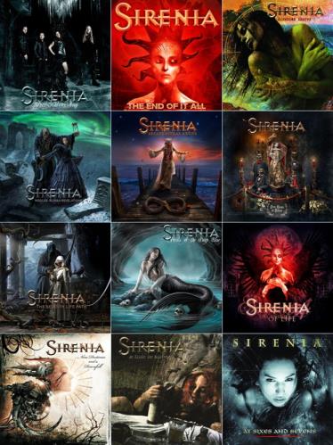Sirenia - 10 Albums, 3 Singles (2002-2021)