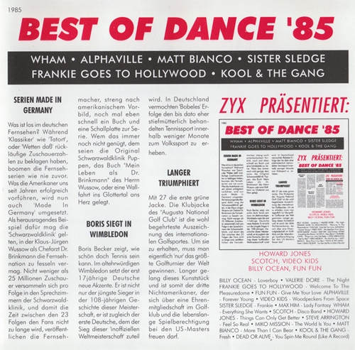Best Of Dance Vol. 1-3 (1985-1987)