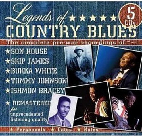 Legends Of Country Blues - The Complete Pre-War Recordings Of (5CD) (2003)