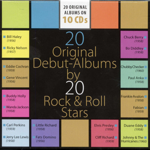 20 Original Debut-Albums By 20 Rock n Roll Stars (10 CD) (2015)