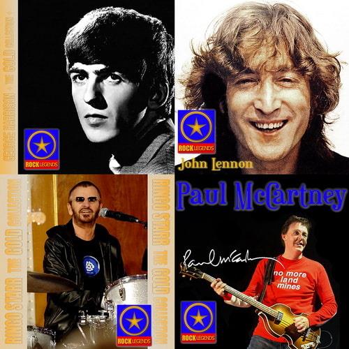 Rock Legends The Gold Collection - John Lennon, Paul McCartney, George Harr ...