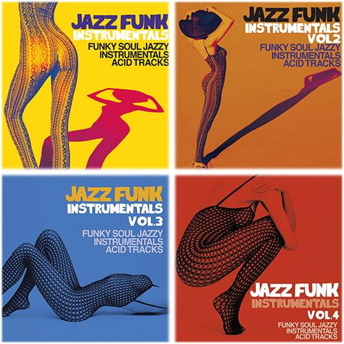 Jazz Funk Instrumentals Vol. 1-4 Funky Soul Jazzy Instrumental Acid Tracks  ...